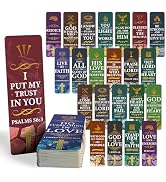 Only Zest 96 Bible Bookmarks with Bible Verses – Multiple Designs – Inspirational Christian Bookm...