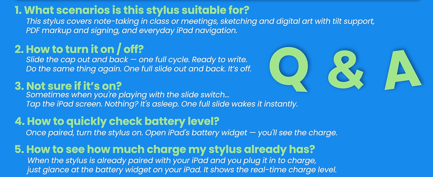 Aplfan stylus Q & A