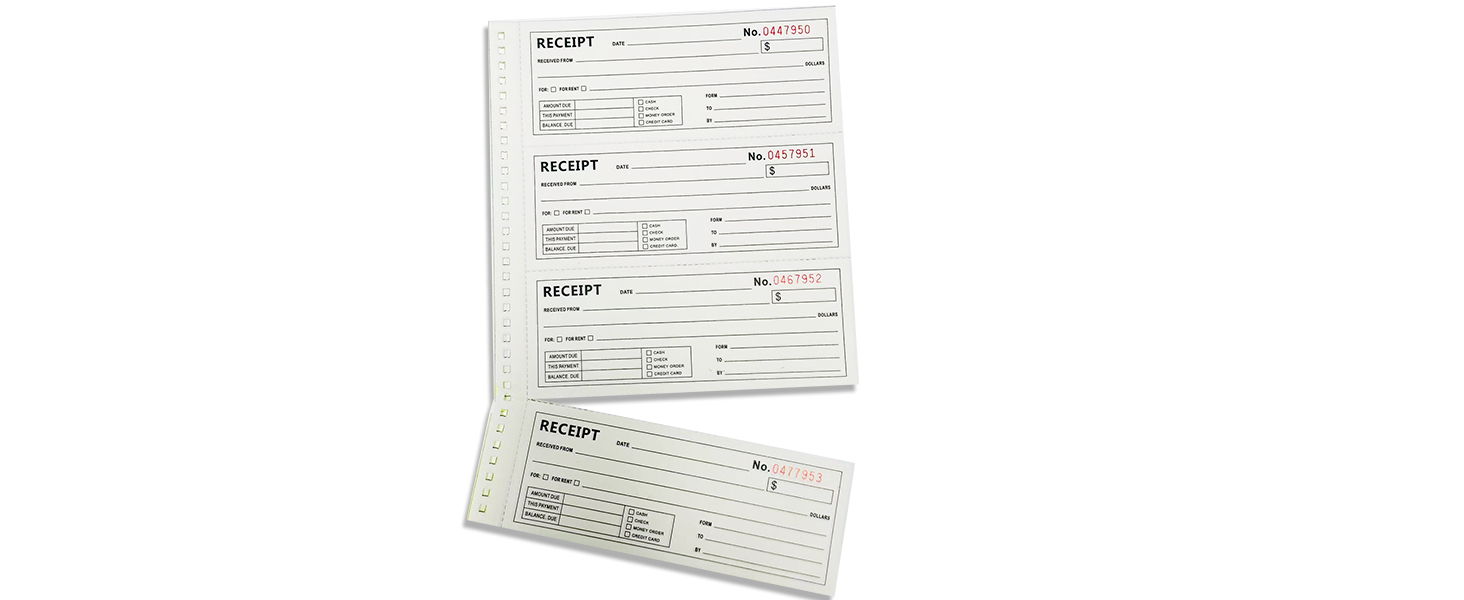 receipt book