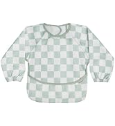 haakaa Long Sleeve Baby Bib, Waterproof & Adjustable Baby Smock Bib for Eating, Painting & Play, ...