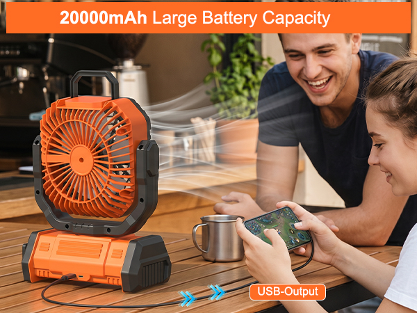 rechargeable fan