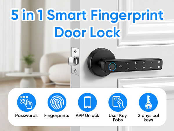 Smart Door Lock with Knob