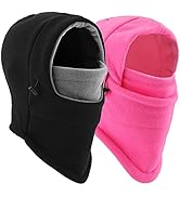 YQXCC Kids Winter Hats Balaclava Ski Mask Windproof Warm Adjustable with Fleece Lining Hat for Bo...