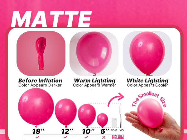 Hot Pink Balloons