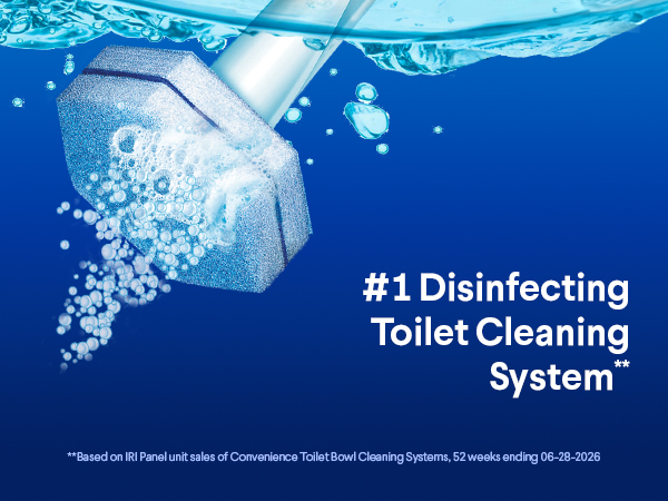 #1 Disinfecting Toilet Cleaning System