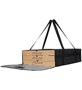 Bodaon Pizza Bags for Delivery, Insulated Pizza Delivery Bag for Delivery Drivers, 20" x 20" x 6"...