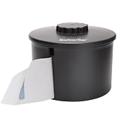 BARBERTOP Black Paper Roll Holder, Neck Strip Dispenser, Neck Papers Case, Hairdressing Tool for ...