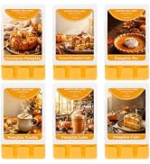SCENTORINI Wax Melts, Pumpkin Scented Wax Cubes Strong Scent for Wax Warmers, Fall Scent - Pumpki...