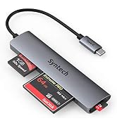 USB C Card Reader, Syntech 3- in-1 Thunderbolt 3 Memory Card Reader Hub for CF, SD/SDHC, TF/Micro...