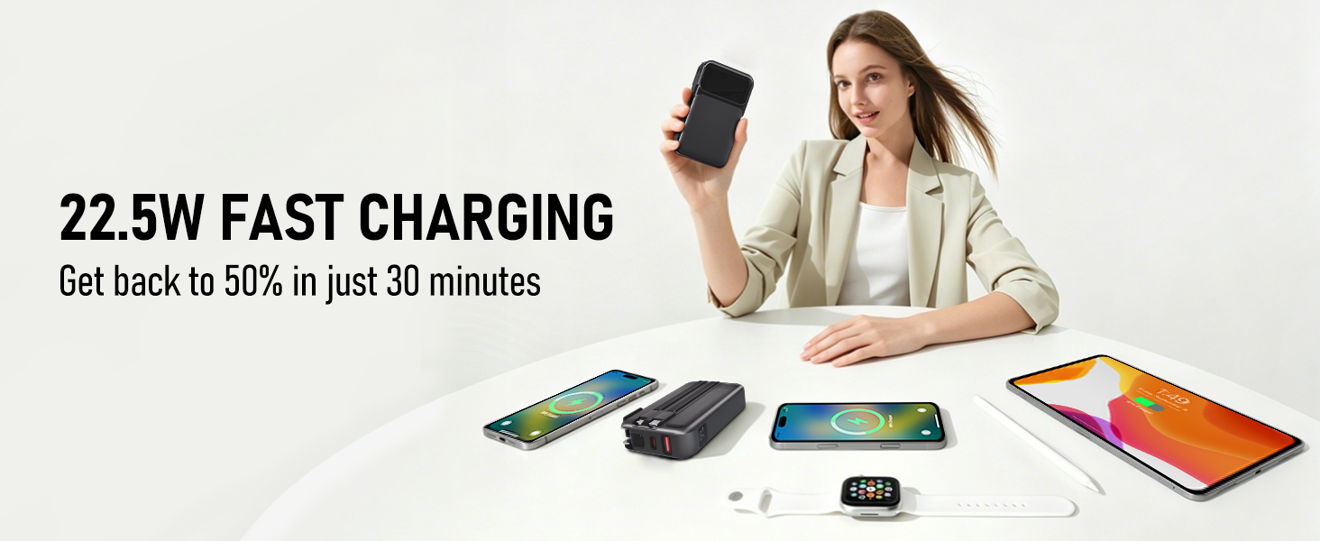 power bank fast charging portable power bank cargador portatil para telefonos