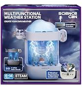 Science Can STEM Kits for Kids Age 6-8, Multifunctional 3-in-1 Weather Station for Kids, Educatio...