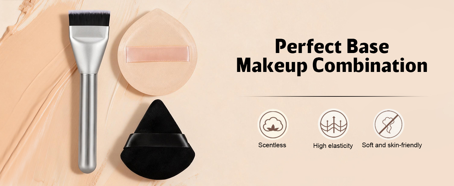 flat foundation brush