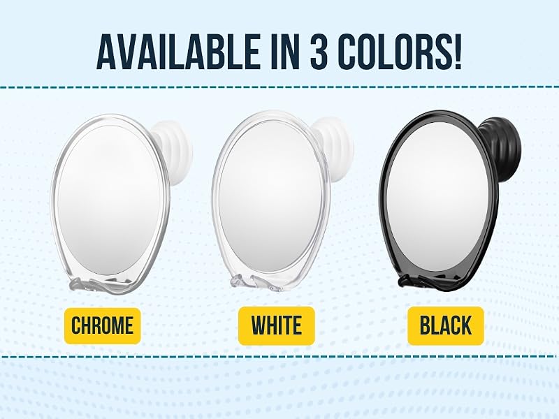 fogless shower mirror, shaving shower mirror, shatterproof, reliable, durable, easy installation