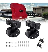 RULLINE RX-DLX-PM Pack Mount Lock with Pack Mount Bracket Cargo Racks Double Locking Mount Fit fo...