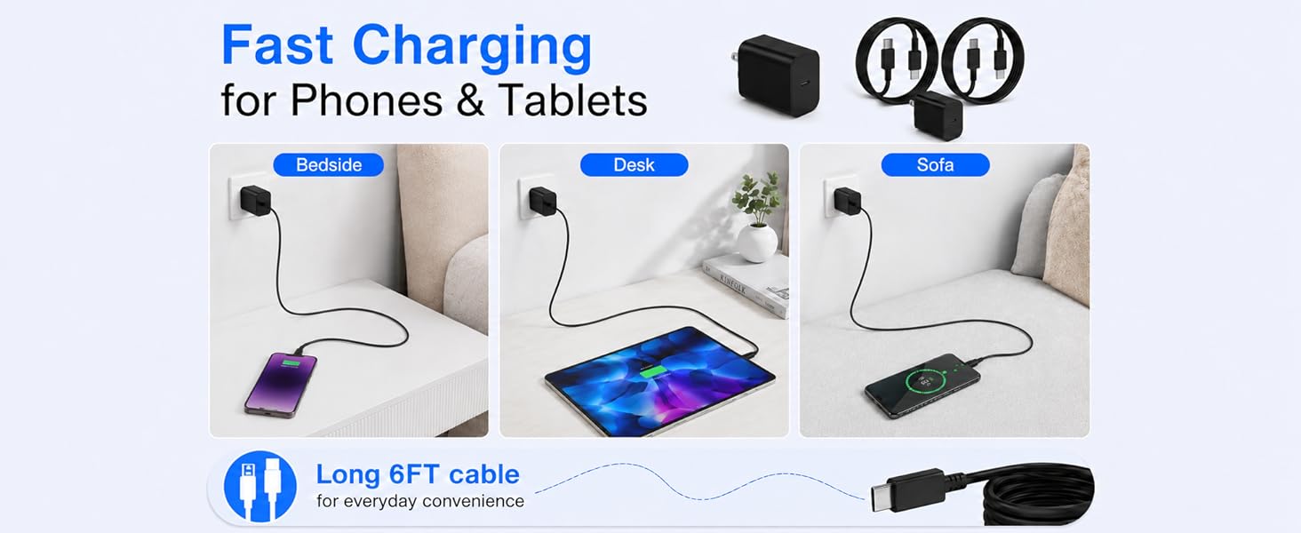 Fast Charging for Phones & Tablets