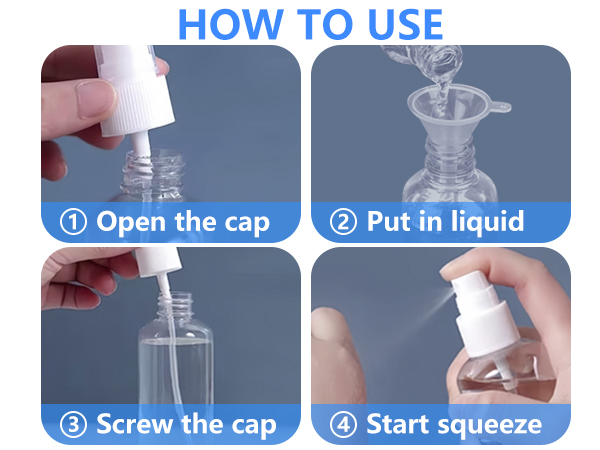 mini spray bottles