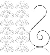 Naler 120 Pieces Christmas Ornaments Hooks Stainless Steel S-Shaped Hangers for Christmas Tree De...