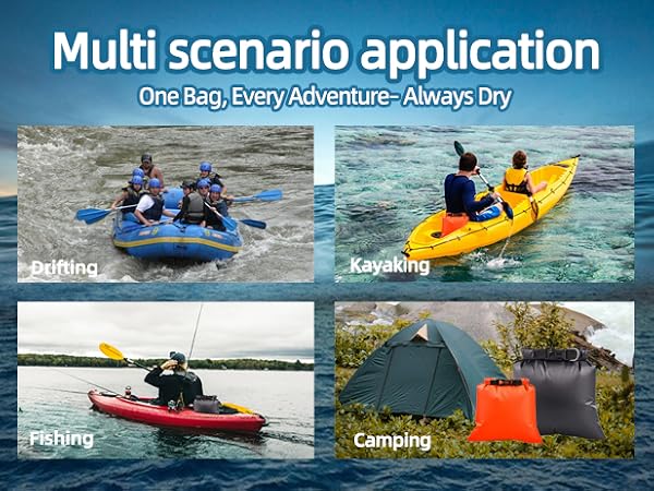 ILZAR 3PCS Waterproof Dry Bags