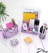 Purple Desk Organizers set