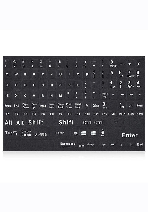 english keyboard sticker