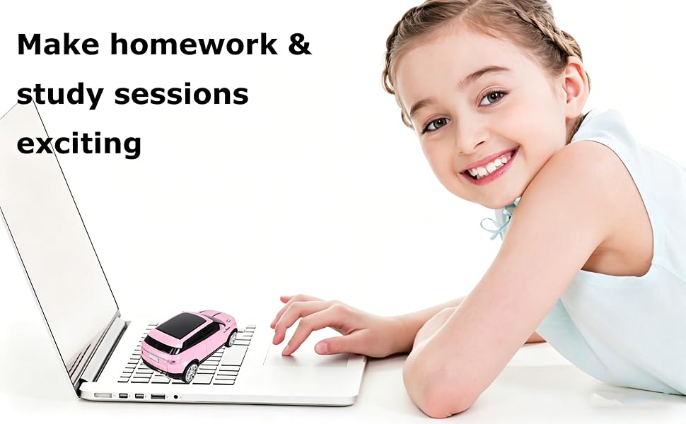 Funny USB CAR Mouse for Laptop PC Computer Tablet Macbook Kids Girl Boy Women