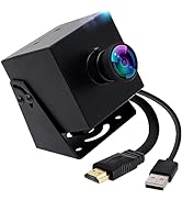ELP 4K HDMI USB Camera Wide Angle PC Camera for Computer Monitor Simultaneously Output Mini UVC U...