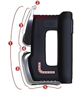 JHYLJSH Muscle Relaxation Electric Fascia Knife Multifunctional Massage Tool, Muscle Scraper Tool...
