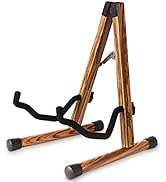 SNIGJAT Wood Guitar Stand, Acoustic Guitar Stand with Padded Foam, Classical Electric Guitar Stan...