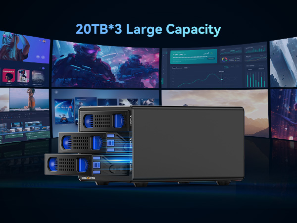 3 Bay Hard Drive Enclosure