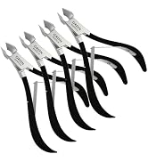 Cuticle Trimmer with Cuticle Pusher Professional Stainless Steel Cuticle Cutter Sharp Blades Doub...