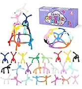 24Pcs Magnetic Travel Toys, Magnets Men for Kids, Sensory Fidget Toys Airplane Car Toddler Travel...