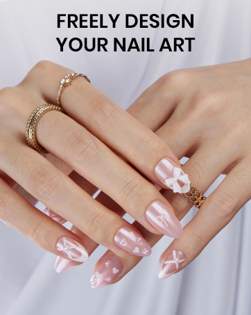 French Tip Press On Nails