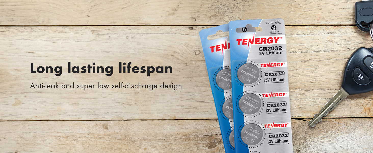 Long lasting life span with anti-leak and super low self-discharge