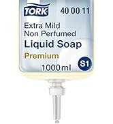 Tork Extra Mild Soap Liquid S1, Perfume Free, 1 Bottle, 33.815 oz, Premium Quality, 400011