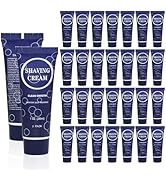 Travel Shaving Cream for Men, Individually Wrapped Mini Shaving Cream in Bulk, Disposable Travel ...