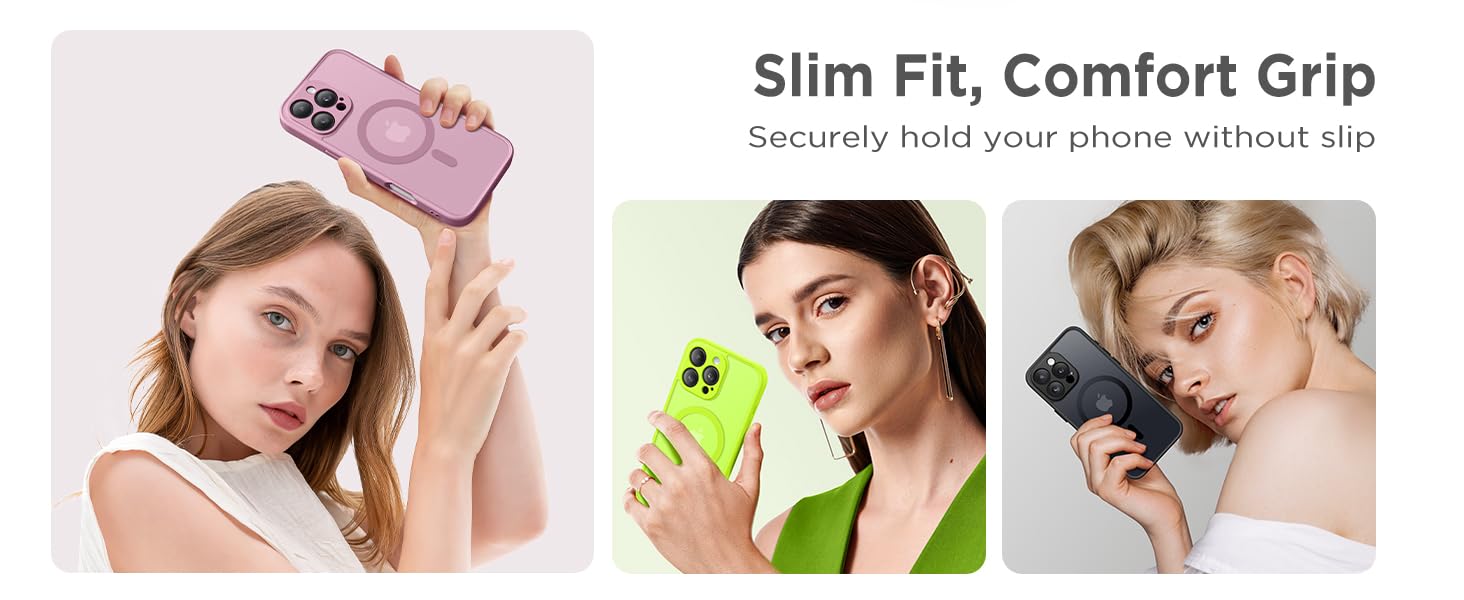 Magnetic for iPhone 16 Pro Max Case with MagSafe Military Grade Drop Protection Full Camera Protect