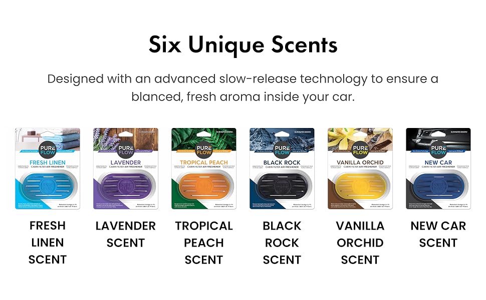 Six Unique Scents