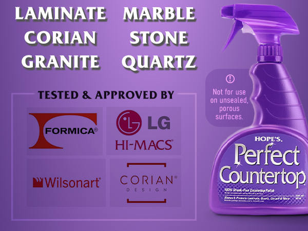 countertop cleaner granite polish restore streak free non abrasive surface protector shine remover