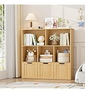 FOTOSOK Toy Storage Organizer with 3 Movable Drawers, Floor Storage Cabinet Toy Chest with Hidden...
