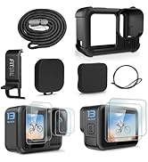 FitStill Black Silicone Sleeve Rubber Protective Case Only Applicable to Go Pro Hero 13 Black Sta...