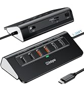 intpw P9R PRO USB C Hub Ethernet, 10Gbps Laptop Docking Station 10-in-1 with USB-C & 2 USB-A 3.2 ...