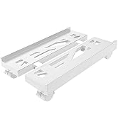 Adjustable Mobile CPU Stand, Ventilated Computer Tower Stand PC Tower Stand with 4 Caster Wheels ...