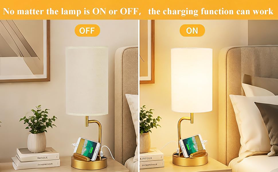 touch control usb table lamp dimmable desk lamp nightstand lamp bedside lamp for bedroom