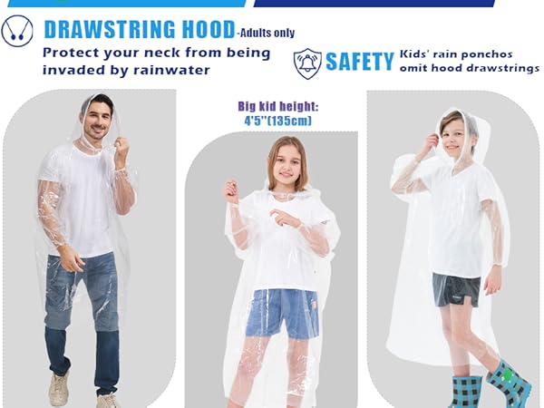 ponchos family pack