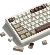 Womier Double Shot PBT Keycaps Set 138 Keys, Cherry Profile Custom Keycaps 60 65 75 100 Percent f...