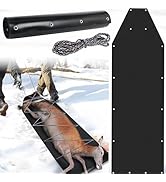 Deer Drag Sled Game Hauler Utility Snow Sled Deer Hunting Sled for Effortless Hauling of Ice Fish...