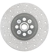 SHDIATOOL 4-1/2 Inch Diamond Cutting Grinding Disc Fits 5/8-11 Arbor for Marble Ceramic Double Si...