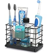 Toothbrush Holders for Bathrooms, Stainless Steel Bathroom Toothbrush Holder Kids Electric Tooth ...