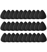 30Pcs Black Guitar Picks, Celluloid Guitar Plectrums for Your Electric, Acoustic, or Bass Guitar ...