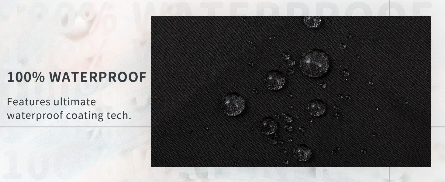 waterproof black water